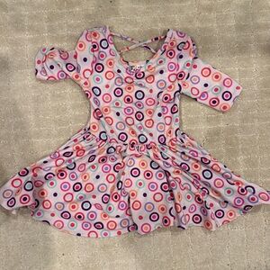 Colorful Circle Patterned Dress